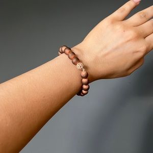 B & B Copper Beaded Bracelet